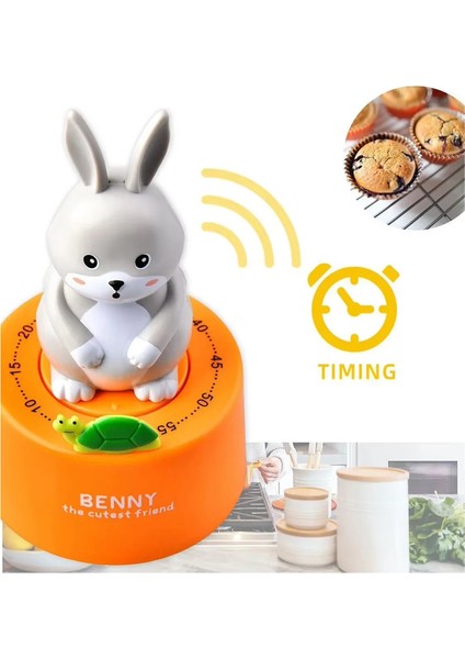 Mutfak Geri Sayım Karikatür Hayvan Yolu Mekanik Zaman Aracı Öğrenci Çalışma Sınav Zamanlama Aracı Mavi (Yurt Dışından) modelleri