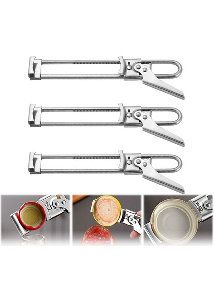 Paslanmaz Çelik Şişe Açıcı Doğrusal Ayarlanabilir Kutu Açıcı Manuel Vida Kapağı Can Açıcı (Yurt Dışından) fiyatları