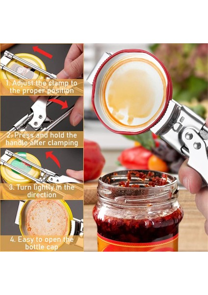 Paslanmaz Çelik Şişe Açıcı Doğrusal Ayarlanabilir Kutu Açıcı Manuel Vida Kapağı Can Açıcı (Yurt Dışından) modelleri