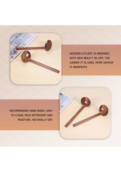 Japon 8.5 Inç Ramen El Işi Ahşap Çorba Kaşığı Ahşap Mutfak Eşyaları Mutfak, Ahşap Sıcak Tencere Kaşık 10 Adet (Yurt Dışından) indirimleri