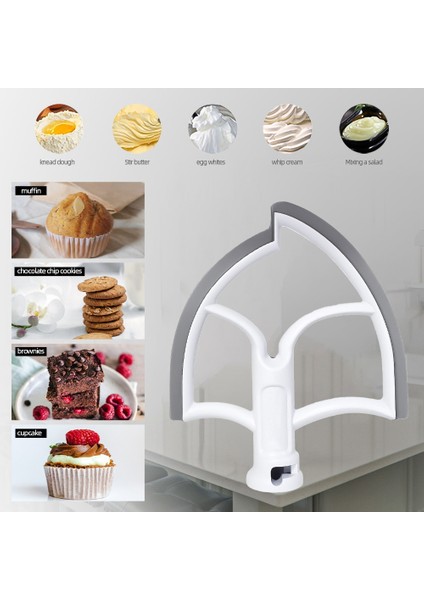 Silikon Jant Mikser, Kürek Kasesi Asansör Stand Mikseri, Ev Mutfak Karıştırma Ekleme Eklenmesi Mutfakaid 6 Quart (Yurt Dışından) modelleri