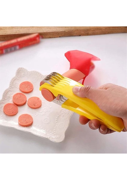 3pcs Gıda Manuel Dilimleyici Paslanmaz Çelik Gıda Dilimleyici Muz Çilek Salatalık Havuç Yumurta Dilimleyici Sebze Meyve Dilimleyici (Yurt Dışından) modelleri