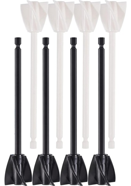 Beton Mikserler Için Matkap Eki Için 8 Pcs Boya Mikseri Matkap Ekleme Yeniden Kullanılabilir, 1/4 Hex Shank (Yurt Dışından)