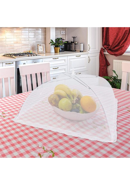 4 Paket Örgü Gıda Kapağı -14 Inç /16 Inç /17 Inç Pop -Up Gıda Kapağı Çadırı Yeniden Kullanılabilir ve Katlanabilir Gıda Ağları (Yurt Dışından) indirimleri