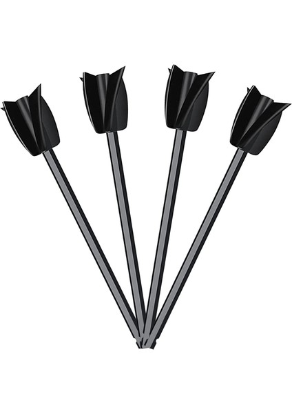 4pcs Epoksi Karıştırma Çubuk Boya Karıştırma Çubuğu Macun Çimento Boya Mikseri Ekleme ile Yağlı Boya Için Matkap Aynası (Siyah) (Yurt Dışından)
