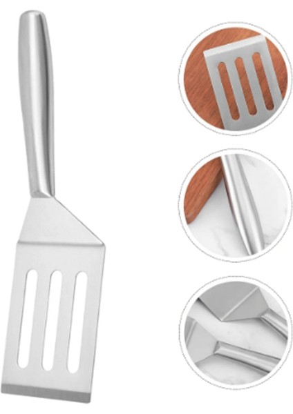 Paslanmaz Çelik Spatula Düz Spatula Büyük Balık Turner Grill Barbeque Turner Griddle Scraper Biftek Spatula Krep B (Yurt Dışından) indirimleri