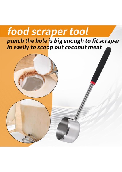 4pcs Hindistancevizi Açıcı Alet Paslanmaz Çelik Hindistan Cevizi Açıcı Matkap Kesme Deliği Alet Meyve Açıcıları Araçlar Dayanıklı (Yurt Dışından) indirimleri