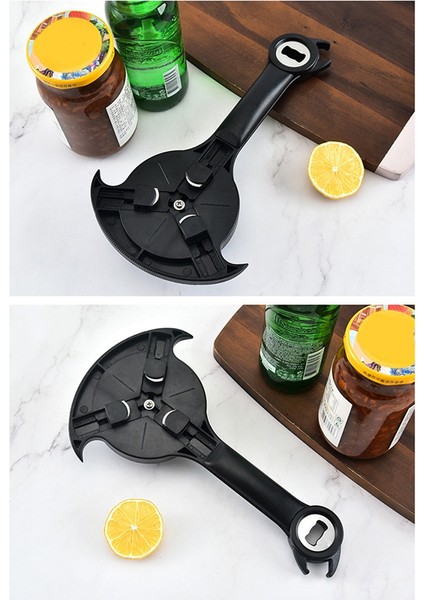 Güçlü Çok Fonksiyonlu Kavanoz Açıcı, 3&#39;ü 1 Işçi Tasarrufu Sağlayan Kavanoz ve Şişe Açıcı Pop-Top Kutuları Bira Şişeleri Soda Kutuları Açar (Yurt Dışından) indirimleri