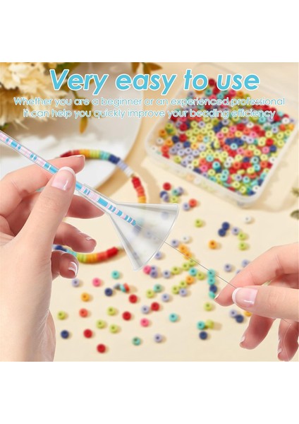 Kil Boncuklar Için Boncuk Hunisi, Kil Boncuklar Bilezik Yapımı Kiti, Boncuklu Iğneler ile Tam Boncuk Huni Kiti (Yurt Dışından) modelleri