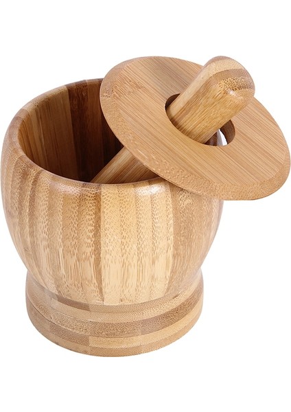 Çok Fonksiyonlu Bambu Vurma Sarımsak Kavanozu, Sarımsak Pres Zence (Yurt Dışından)