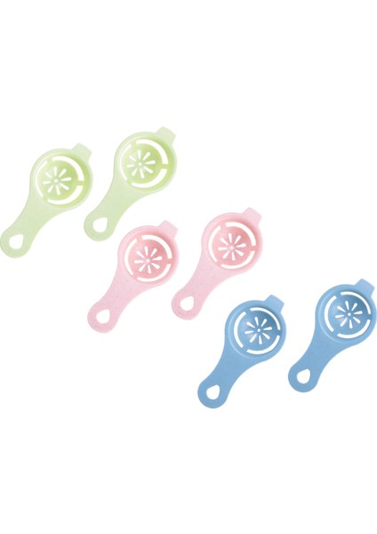 Yumurta Sarısı Beyaz Ayırıcı 6 Pcs Yumurta Ayırıcı Yumurta Sarısı Ayırıcı Gıda Sınıfı Yumurta Beyaz Filtre Yumurta Ayırıcı Aracı (Yurt Dışından)