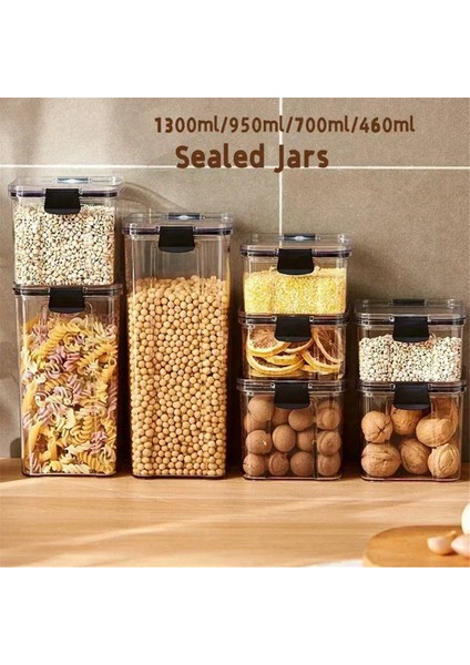 Mutfak Büyük Plastik Tahıl Depolama Organizatörü Için Istiflenebilir Mühürlü Kavanoz, Ev Nemine Dayanıklı Baharat Kap (Yurt Dışından) fiyatları