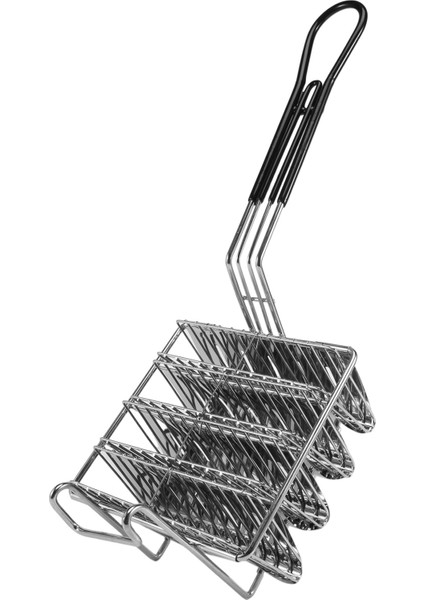 Taco Fritöz Sepeti, Taco Kabuk Fritöz, 4 Kabuklu Derin Fritöz Taco Tutucu Sepet Taco Taco Tutucu Standı (Yurt Dışından)