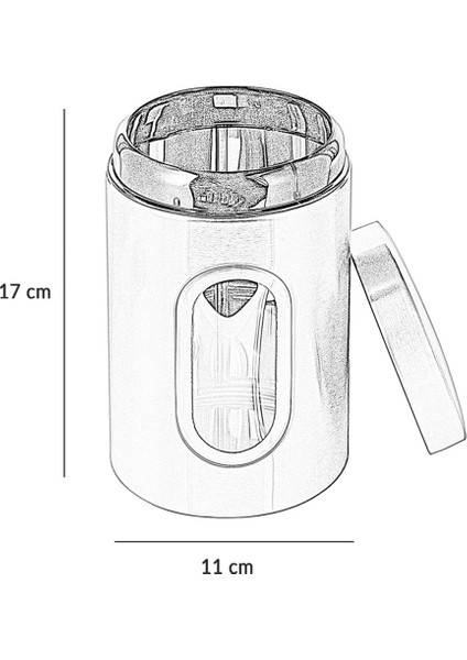 3pc Mutfak Tanister Seti -Şeker, Çay, Kahve, Vb. Için Uygun Güvenli Kapaklar ve Izleme Penceresi -Multi Gıda Depolama Kavanozları (Yurt Dışından) fiyatları