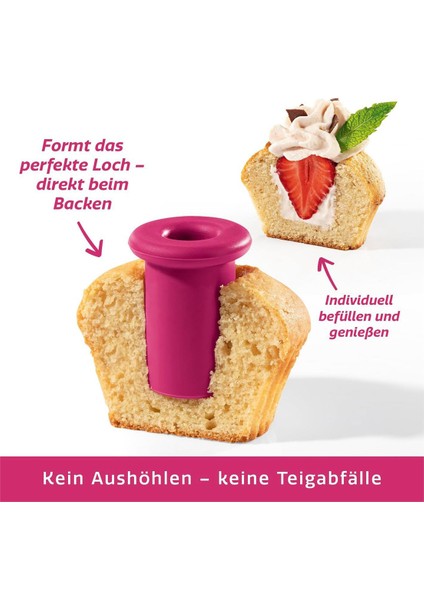 Muffin Kek Deliği Diy Pasta Cupcake Özetini Kaldırın Piston Kesici Pişirme Dekorasyon Kazma Delikleri 6pcs (Yurt Dışından) modelleri