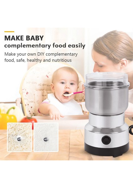 Öğütücü Ev Elektrikli Fasulye Öğütücü Kuru Öğütücü Portatif Kahve Çekirdek Çırpıcı Için Kahve Tozu Makinesi Abd Fiş (Yurt Dışından) modelleri