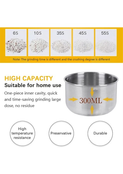 Öğütücü Ev Elektrikli Fasulye Öğütücü Kuru Öğütücü Portatif Kahve Çekirdek Çırpıcı Için Kahve Tozu Makinesi Abd Fiş (Yurt Dışından) indirimleri
