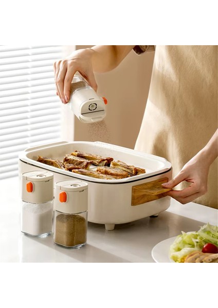 Pres Tipi Cam Baharat Şişesi, Çok Fonksiyonlu Nicel Baharat Tenceresi, Mutfak Tuzu Kavanozu, Baharat ve Biber Çalkalayıcılar (Yurt Dışından) indirimleri