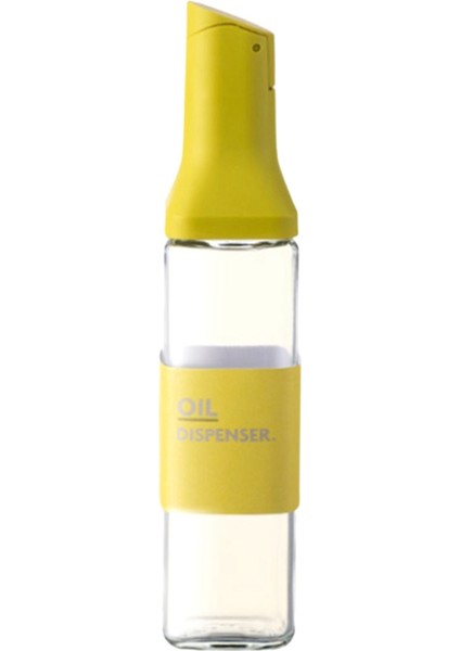 Yağ Dağıtıcı Şişe Otomatik Flip Sınır Konteyner Otomatik Kapak Sıvı Baharat Büyük Kapasite Şişeleri, Parlak Sarı (Yurt Dışından)