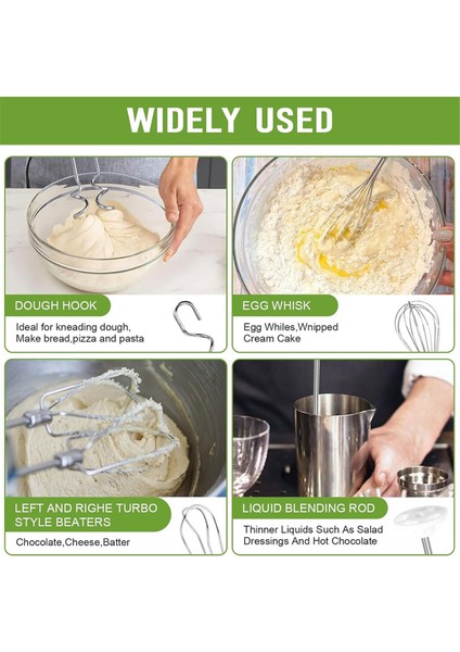 Cuisinart Paslanmaz Çelik Sol ve Sağ Turbo Tarzı Çırpıcılar, Tel Yumurta Çırpma, Sıvı Karıştırma Çubuğu Için El Karıştırıcı Çırpıcılar (Yurt Dışından) indirimleri