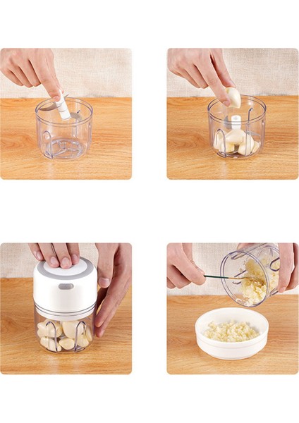 250ML Mini USB Elektrikli Et Kıyıcı Sarımsak Kıyıcı Şarj Edilebilir Kırıcı Gıda Işçisi Yeşil (Yurt Dışından) modelleri