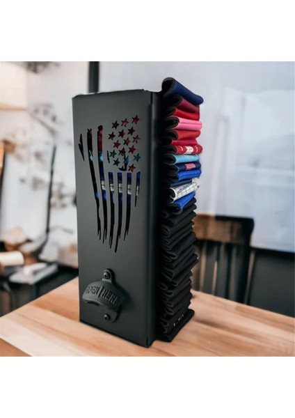 Şişe Açıcı ile Soğutucu Tutucu, Duvara Monte Edilmiş Can Soğutucu Tutucusu, 1 Can Soğutucu Tutucusunda 30 x 9 x 9cm (Yurt Dışından) indirimleri