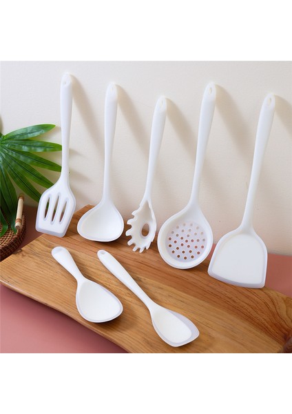 7 Pc Sopa Silikon Kesik Pişirme ve Pişirme Potu Spatula Mutfak Çok Fonksiyonlu Pişirme Maddeleri (Yurt Dışından) indirimleri