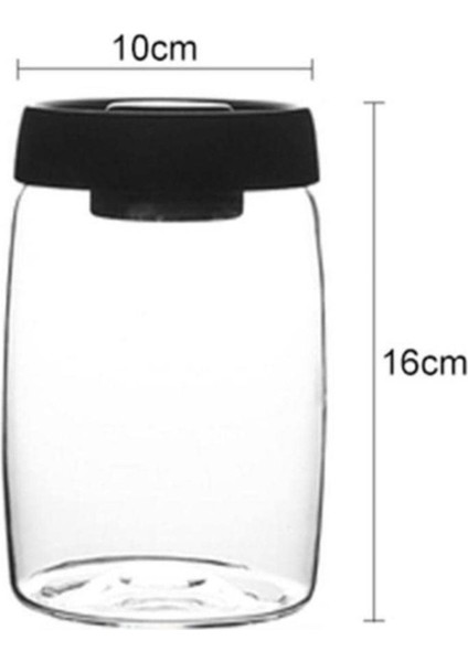 Kahve Çekirdek Depolama Konteyner Cam Vakum Kavanoz Mühürlü İskandinav Mutfak Depolama Atıştırmalık Çay Süt Tozu Konteyner Depolama L (Yurt Dışından) indirimleri