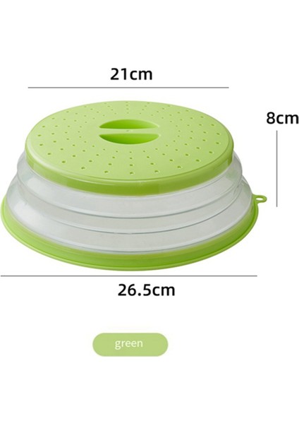 Havalandırılmış Katlanabilir Mikrodalga Fırlatma Kapağı Yiyecek Için, Mutfak Yemeği Kase Tabağı Kapağı Asılabilir, Meyve Tahliyesi Sepeti, Gri (Yurt Dışından) fiyatları