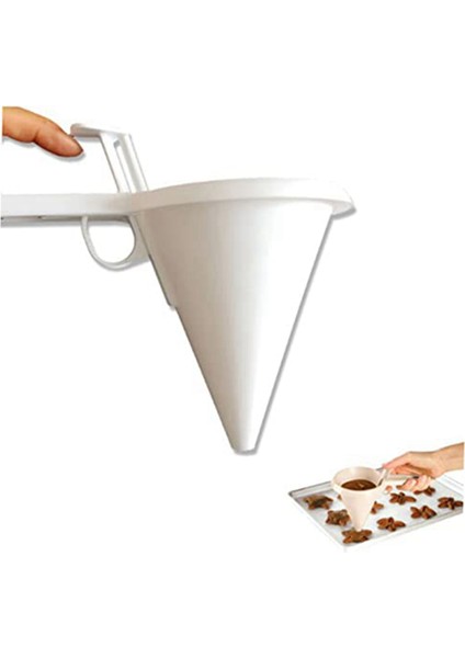 Kek Dekorasyon Araçları Krem ​​dağıtıcı Gözleme Damlası Pişirme Huni Dağıtıcı Kek Dekorasyon Hunisi (Yurt Dışından) fiyatları