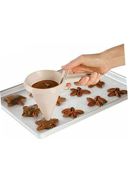 Kek Dekorasyon Araçları Krem ​​dağıtıcı Gözleme Damlası Pişirme Huni Dağıtıcı Kek Dekorasyon Hunisi (Yurt Dışından) modelleri