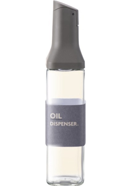 Yağ Dağıtıcı Şişe Otomatik Flip Sınır Konteyner Otomatik Kapak Sıvı Baharat Büyük Kapasite Şişeleri, Koyu Gri (Yurt Dışından) modelleri