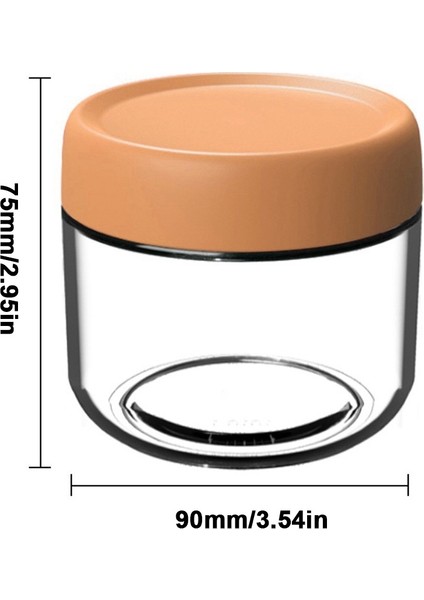 Cam Mason Kavanozları Gecelik Yulaflar Için Canlı Renklerde Kapaklarla Depolama Istiflenebilir Yoğurt Kapları Mühürlü Kavanozlar 300ML (Yurt Dışından) fırsatları