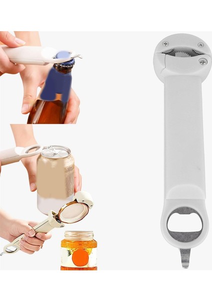 3&#39;ü 1&#39;den 1 Teleskopik Can Hanehalkı, Zayıf Eller Için Uygun Can Açacağı Kaymaz Manuel Şişe Açıcı B (Yurt Dışından) fiyatları