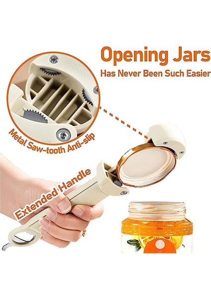 3&#39;ü 1&#39;den 1 Teleskopik Can Hanehalkı, Zayıf Eller Için Uygun Can Açacağı Kaymaz Manuel Şişe Açıcı B (Yurt Dışından) modelleri