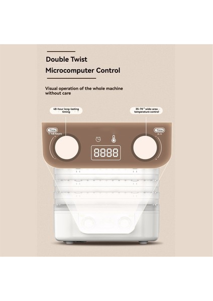 5 Katman Akıllı Elektrikli Gıda Kurutucu 360 ° Sıcak Hava Kurutma Meyve Sebze Dehidratör Makinesi Kuru Sığır Sarsıntısı Bir Ab Fişi Için (Yurt Dışından) fiyatları