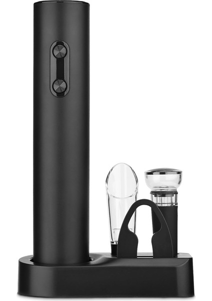 Elektrikli Şarap Açıcı Set Şarap Şişesi Açıcı Set Pil Şarap Elektrikli Açıcı Koruma Durdurucular Şarap Dispenser (Yurt Dışından)