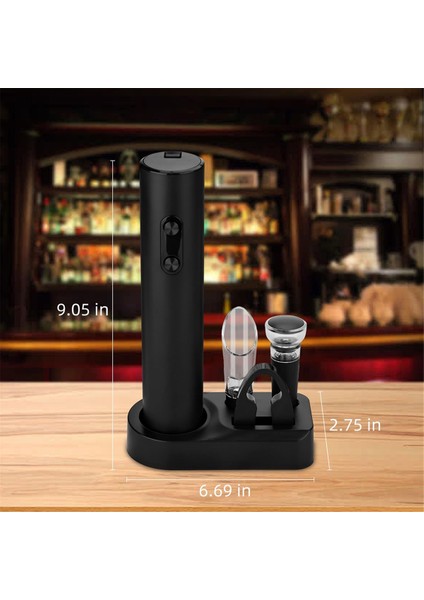 Elektrikli Şarap Açıcı Set Şarap Şişesi Açıcı Set Pil Şarap Elektrikli Açıcı Koruma Durdurucular Şarap Dispenser (Yurt Dışından) fiyatları