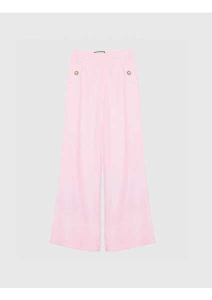 Lissa Krep Pembe Kadın Pantolon indirimleri