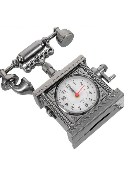 Vintage Telefon Tasarımlı Masa Saati fiyatları