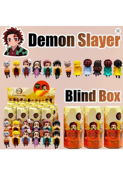 Sonny Angel Kendinden Yapışkanlı Cep Telefonu Tablet Araç Aksesuarı Demon Slayer Series