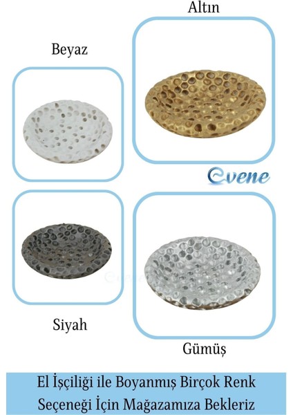 Şekerlik Altın Renk Sunumluk Drajelik Dekoratif Tabak Dörtgen Model