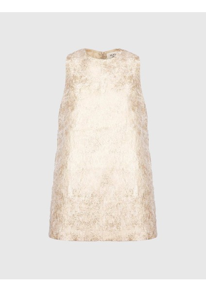 Sain Altın Renk Kadın Elbise