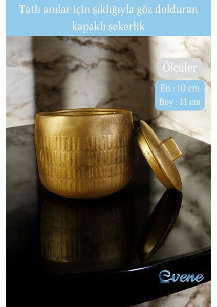 Kapaklı Şekerlik Drajelik Şekerlik Model 17