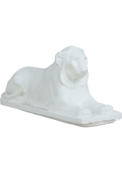 Dekoratif Biblo Aslan Heykel El Yapımı Hediyelik Süs Eşyası Model Aslan1