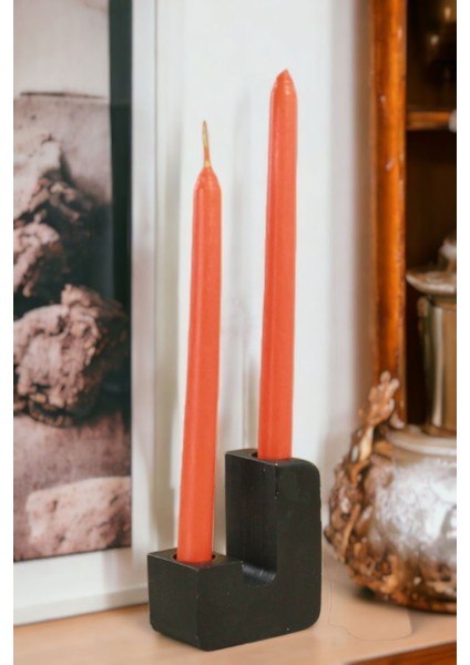 Şamdan Mumluk Siyah Tealight Ve Şamdan Mum Uyumlu Model 12 indirimleri
