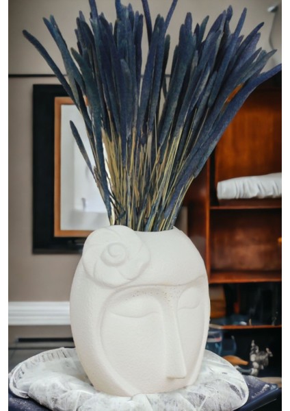 Dekoratif Vazo El Yapımı Beyaz Renk Model 12 modelleri