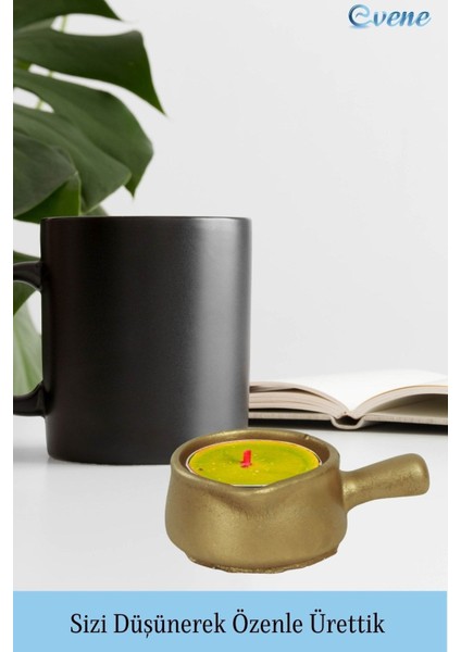 Mumluk Şamdan 3 Adet Tealight Uyumlu Üçlü Tava Model