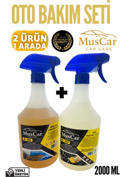 Oto Bakım Seti – 2’li Temizlik Paketi