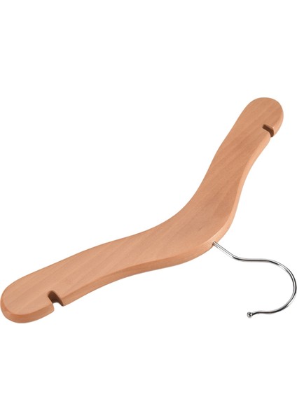 Ahşap Bebek Askıları, Çocuk Askıları, Çocuklar Için Çentikli Omuz Tasarımı, Dekorasyon Askısı, 10 Paket, Orta (Yurt Dışından)